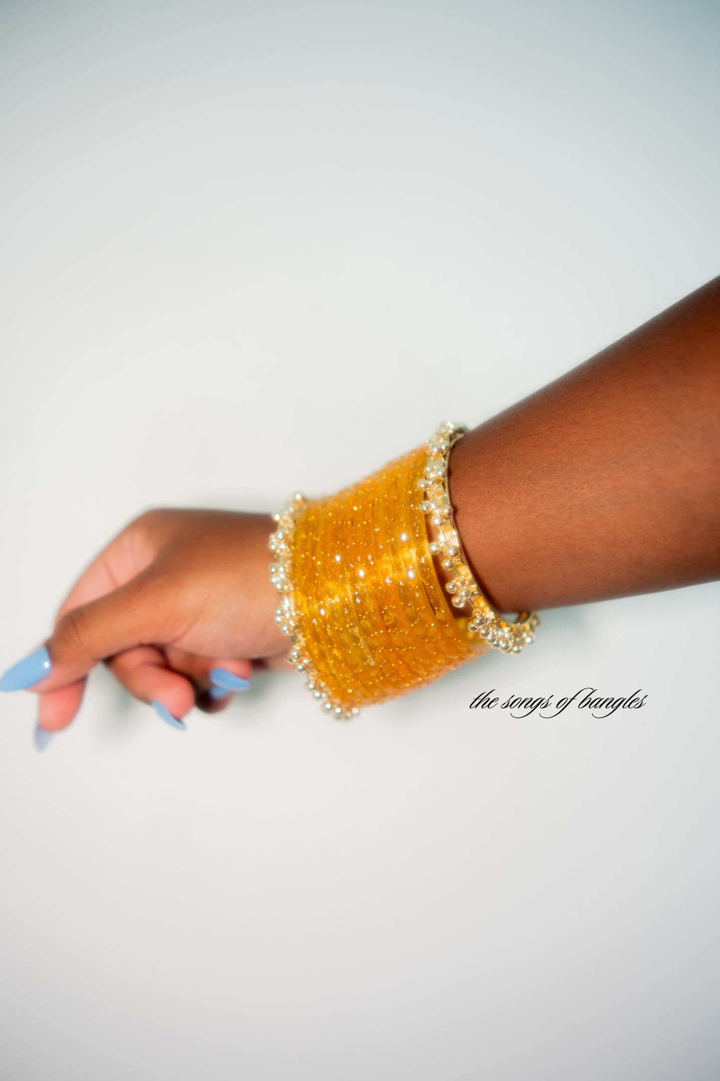 "Yellow" Glass Bangles