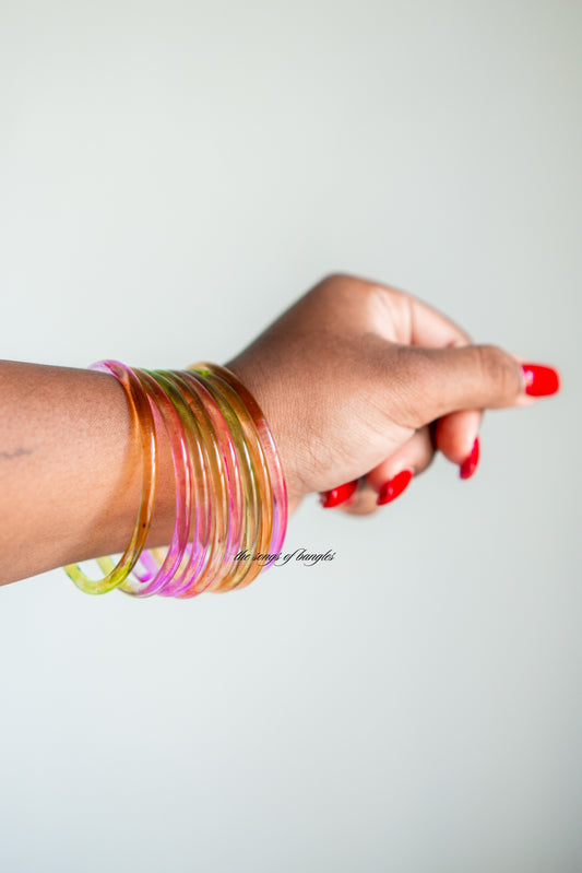 Jelly Bangles Regenbogen