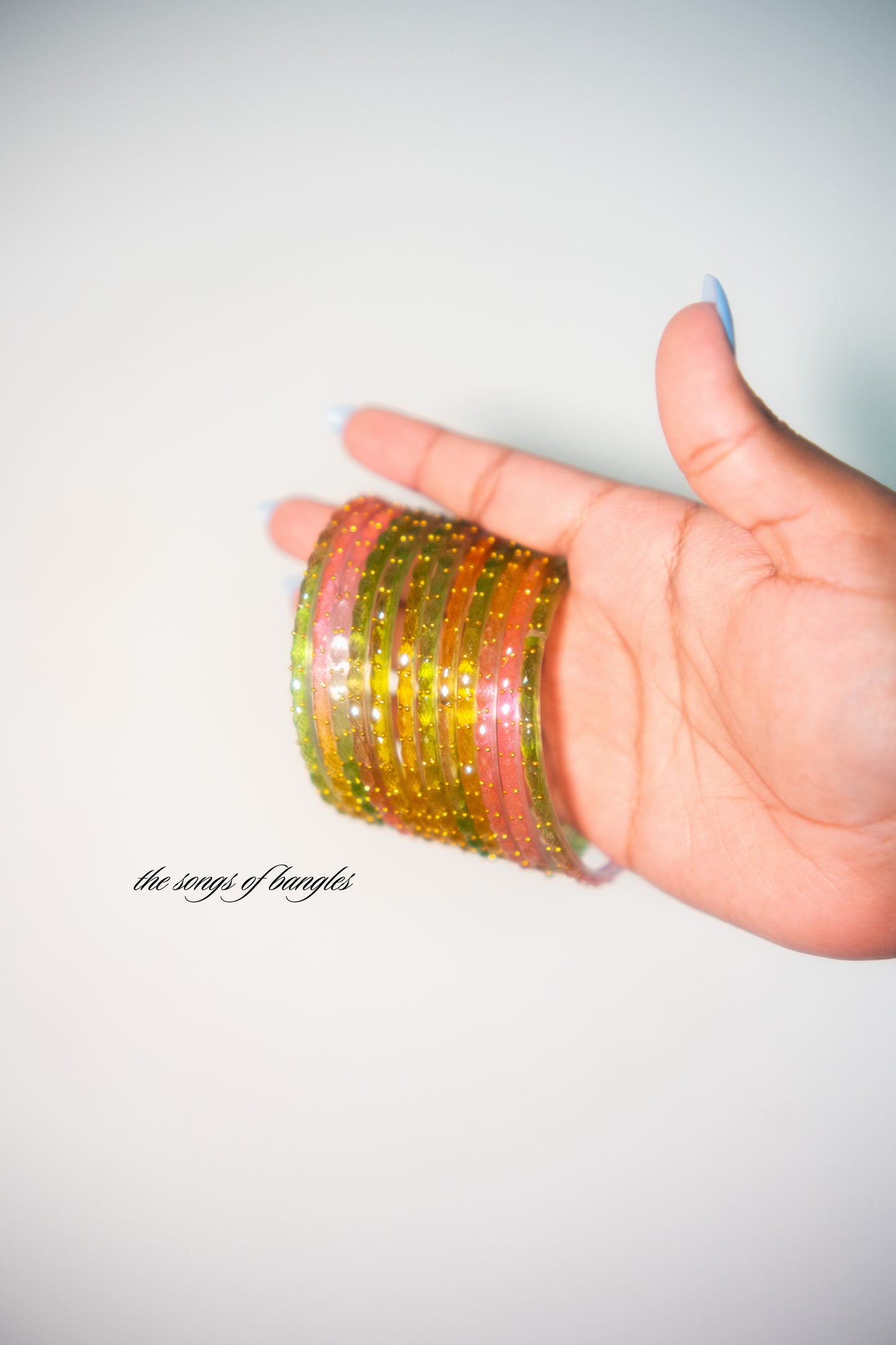 "Light Multi" Glass Bangles