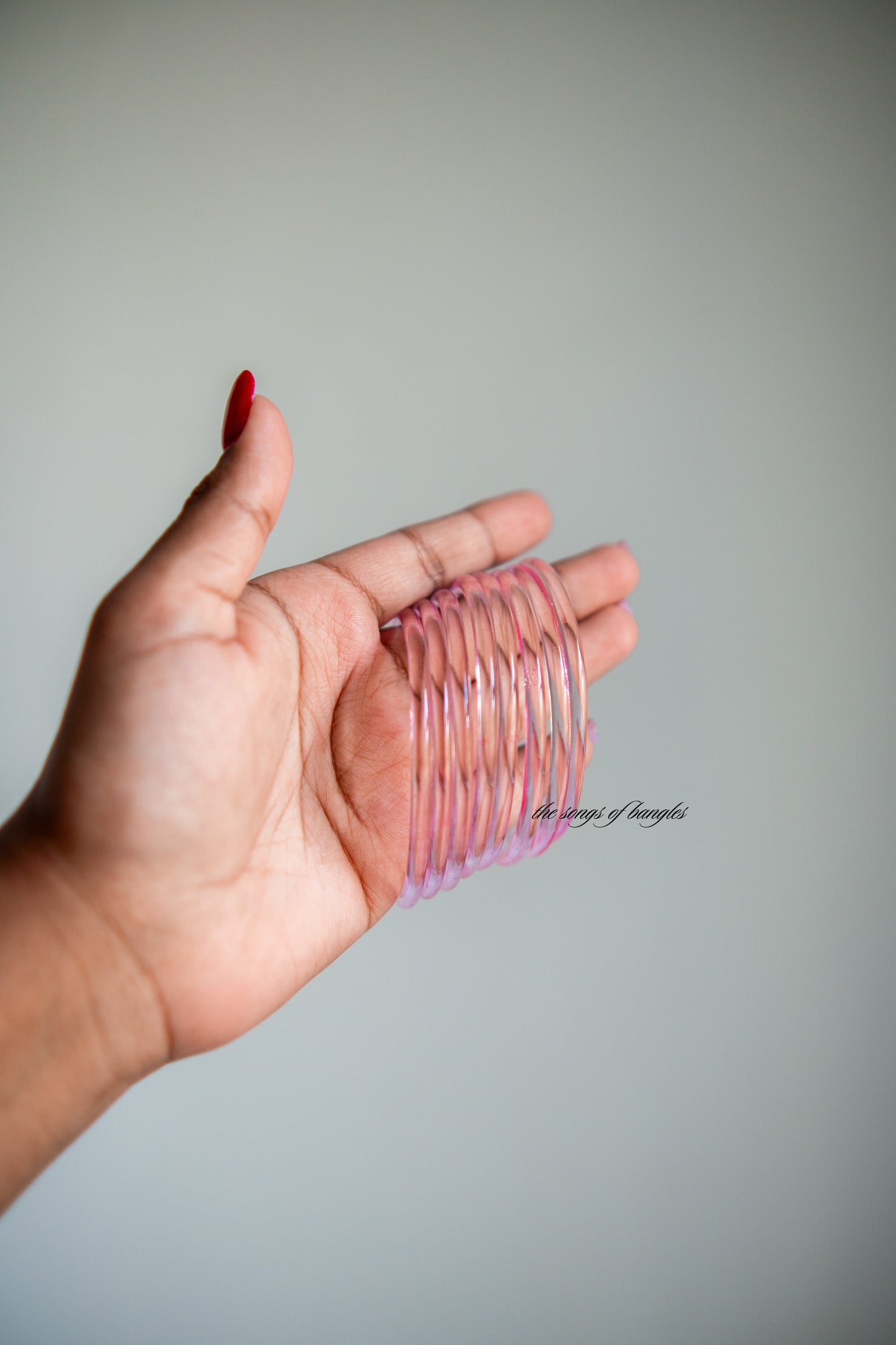 Jelly Bangles klarrosa