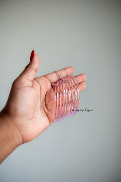 Jelly Bangles klarrosa