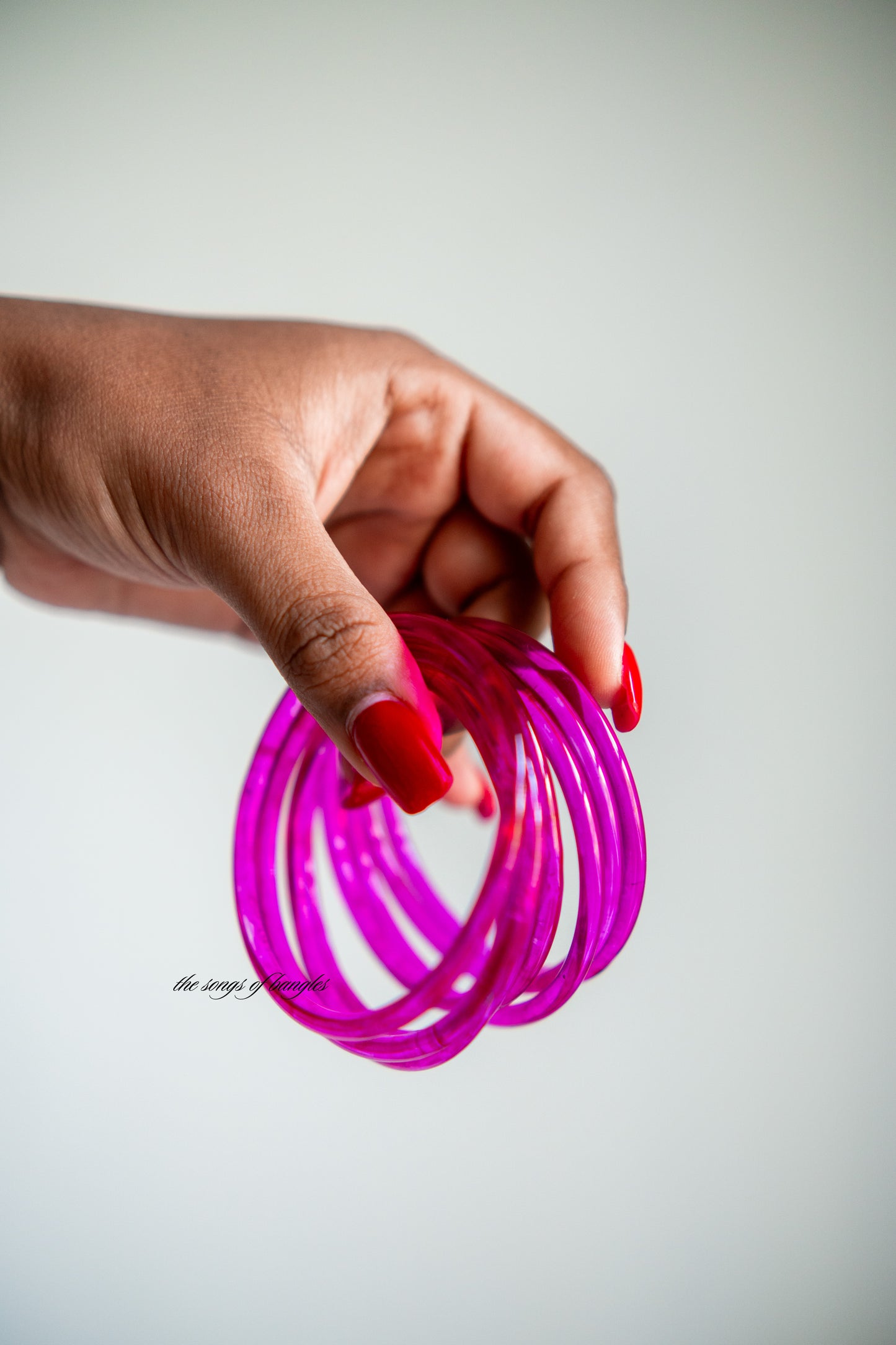 Jelly Bangles Knallrosa