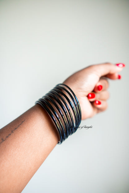 Jelly Bangles Schwarz