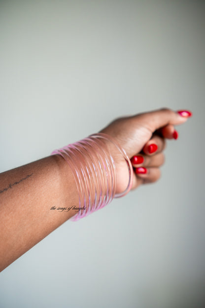 Jelly Bangles klarrosa
