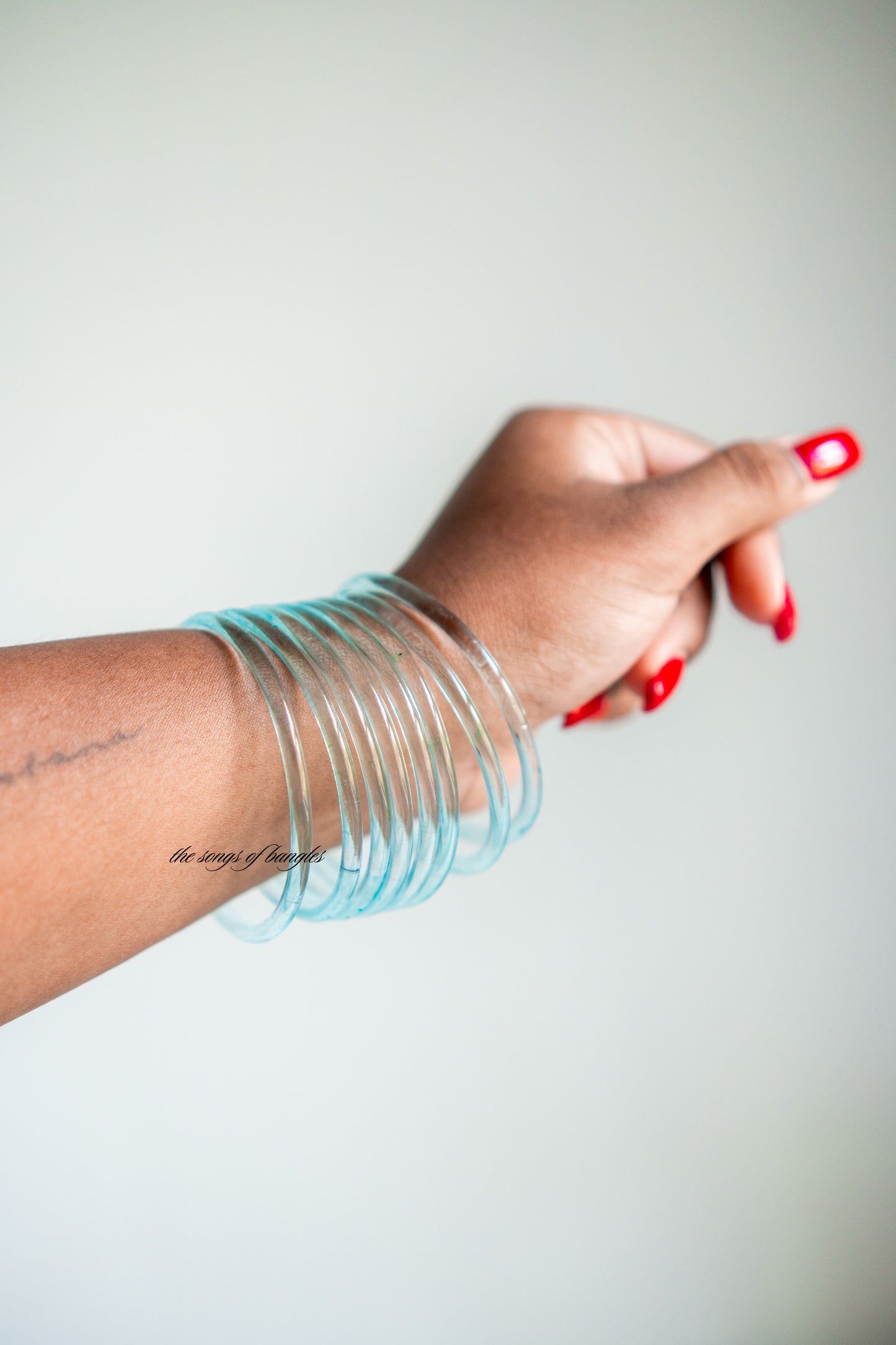 Jelly Bangles Himmelblau