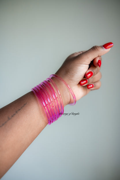 Jelly Bangles Rosa