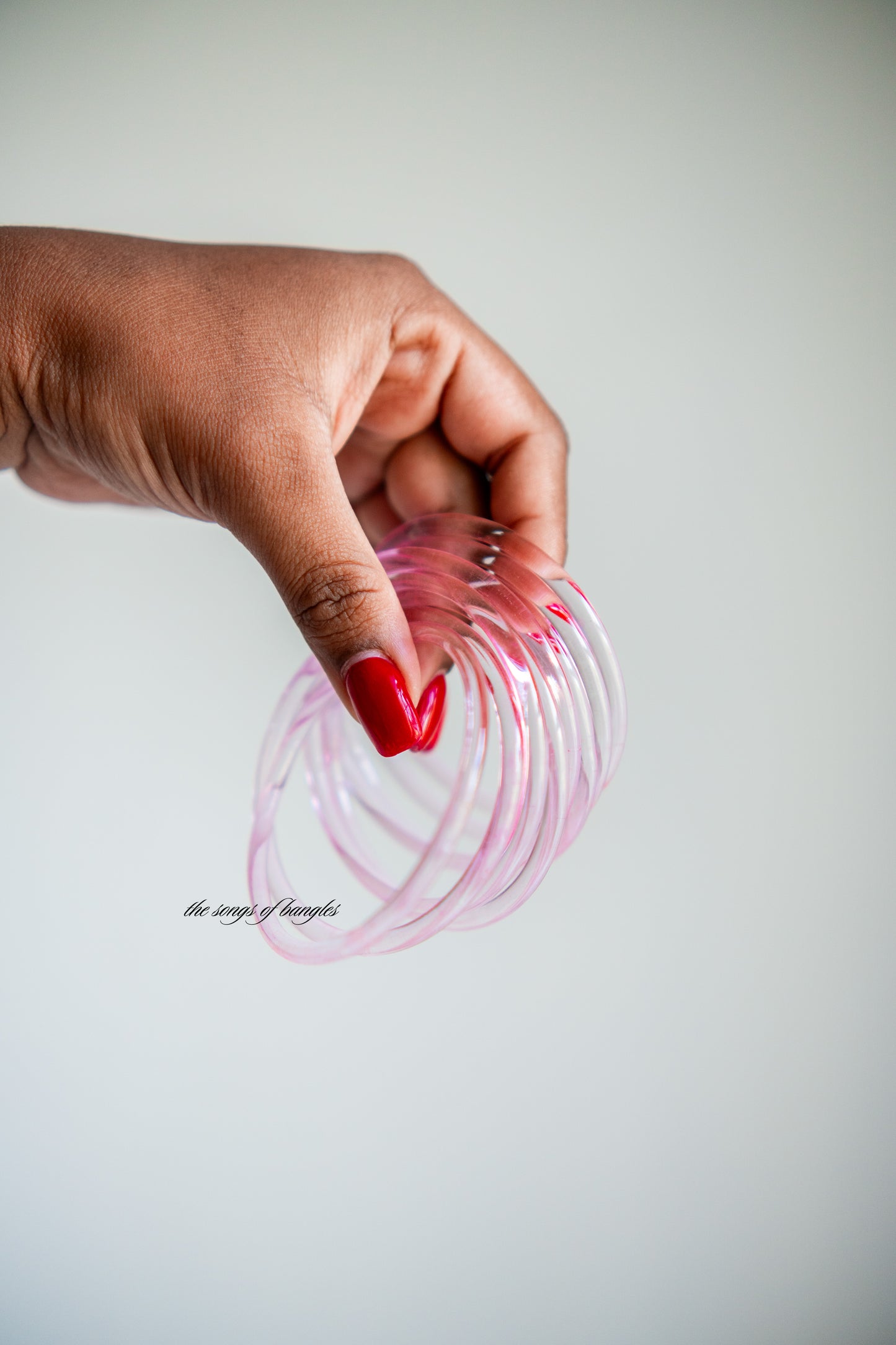 Jelly Bangles klarrosa