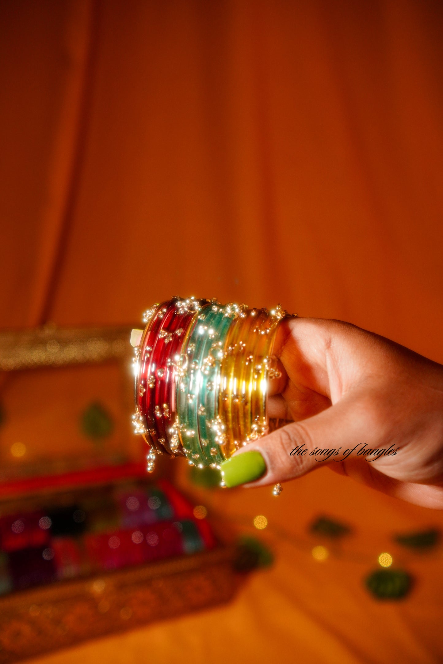 Plain Ghungroo Bangles - (Pack of 4) [Please Note: No glass bangles included]