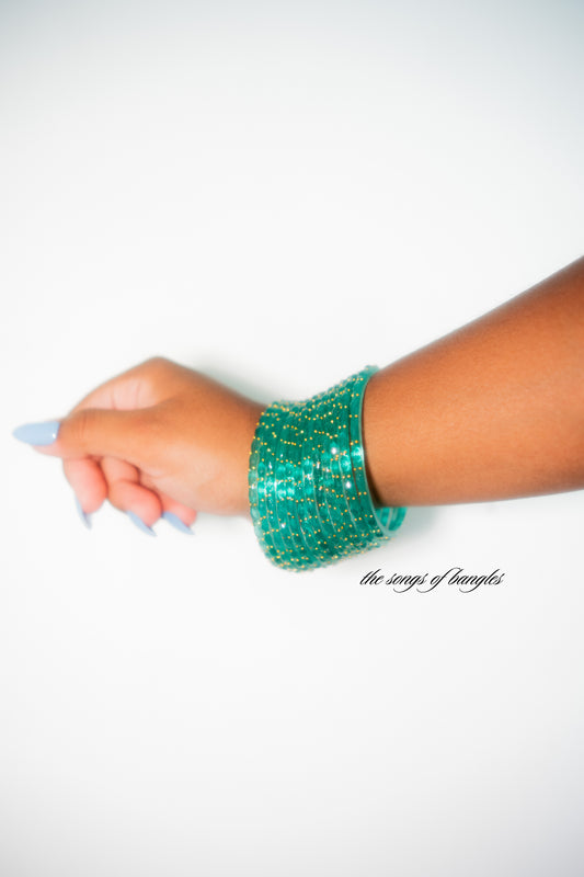 "Sentro" Golddrop Glass Bangles