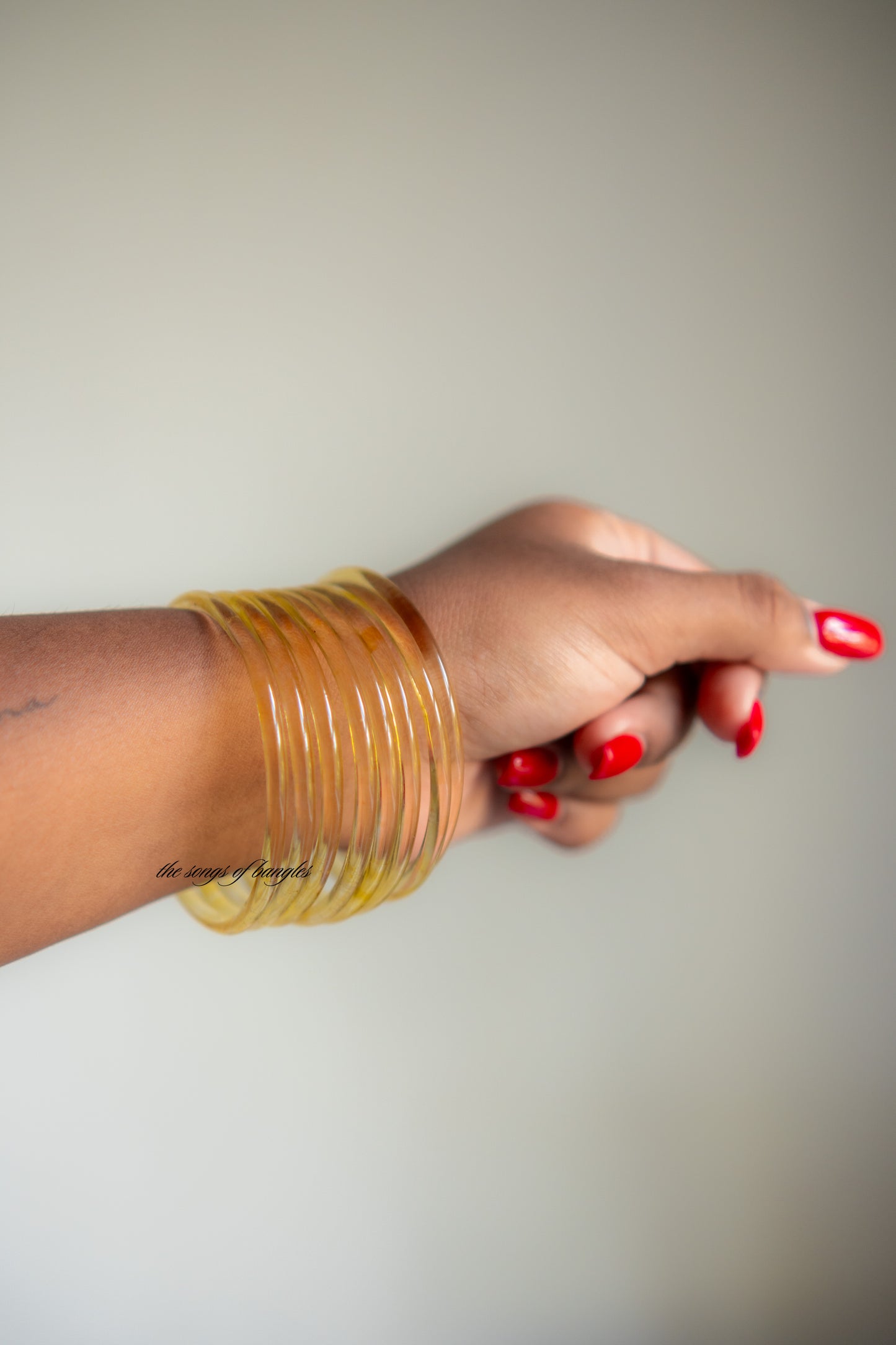 Jelly Bangles Gelb
